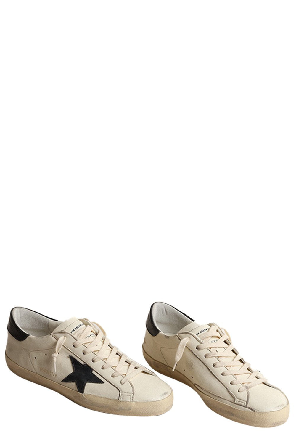 GOLDEN GOOSE-Super-Star Shiny Leather Sneaker-