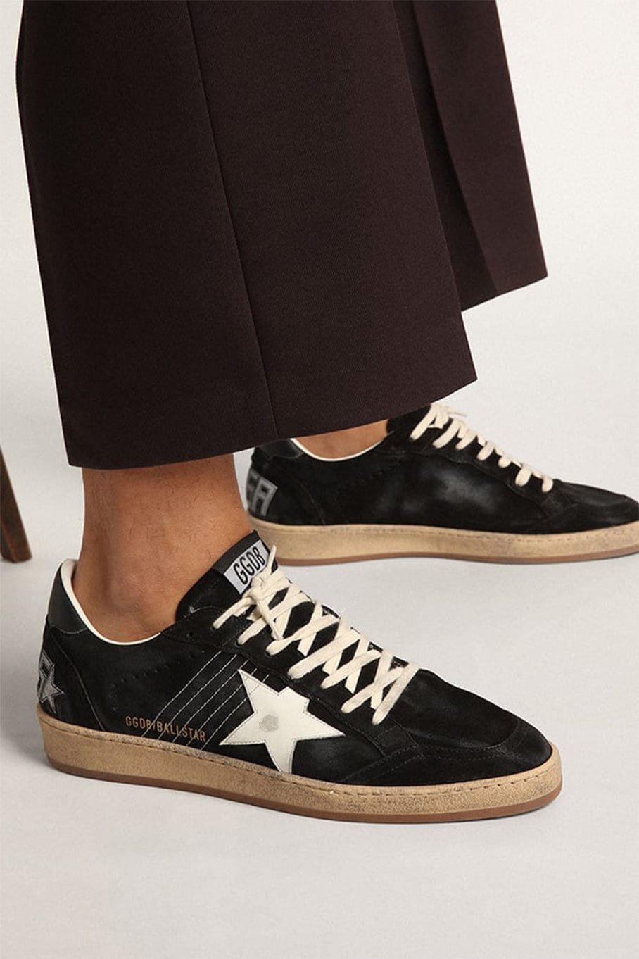 GOLDEN GOOSE-Men's Ball Star Suede Sneaker-