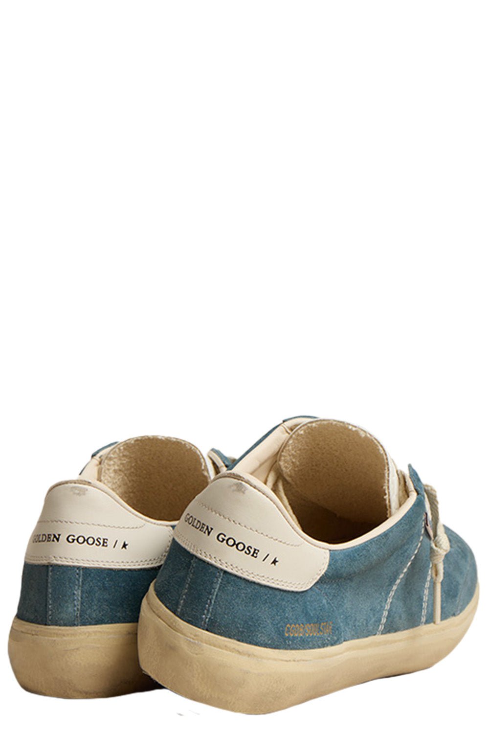 GOLDEN GOOSE-Soul-Star Suede Sneaker - Blue-