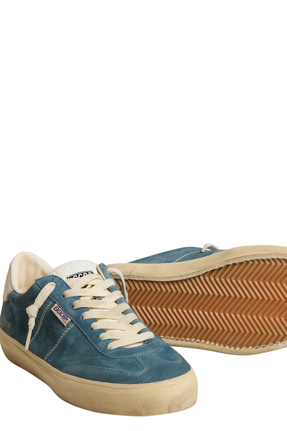 GOLDEN GOOSE-Soul-Star Suede Sneaker - Blue-