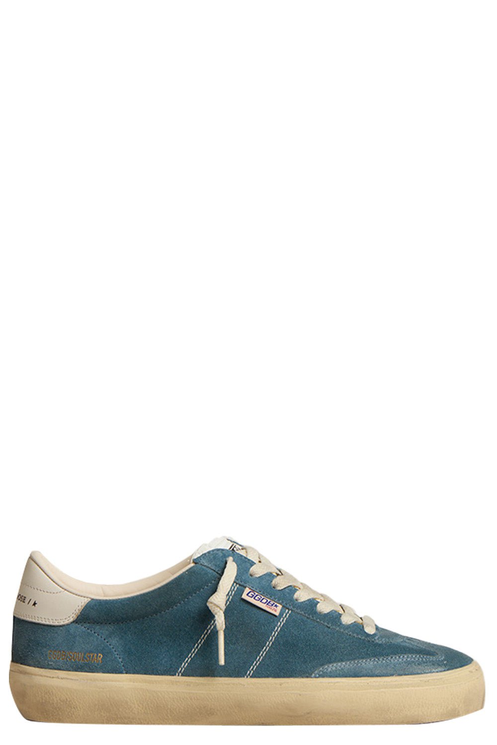 GOLDEN GOOSE-Soul-Star Suede Sneaker - Blue-