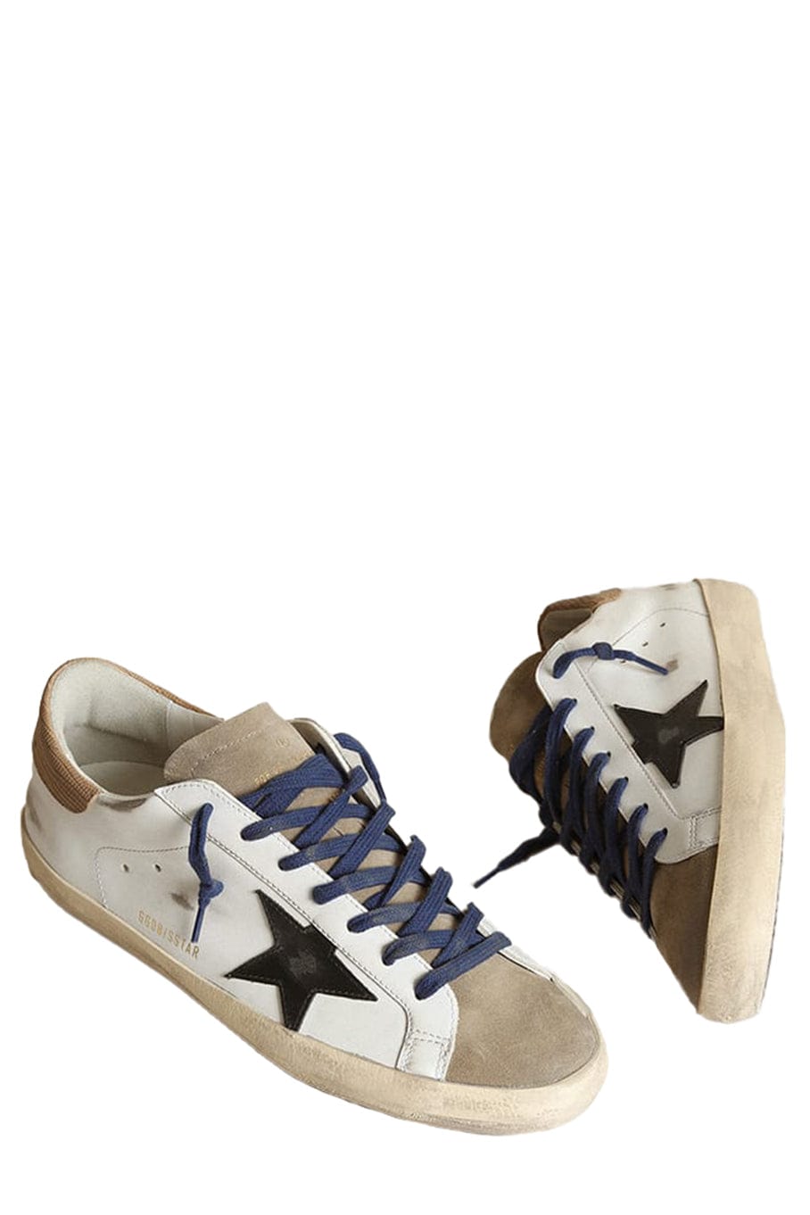 GOLDEN GOOSE-Men's Super Star Leather Sneaker - White-
