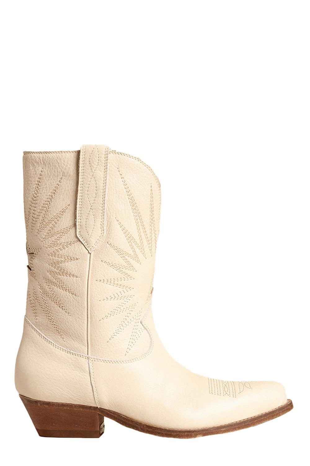 GOLDEN GOOSE-Wish Star Boots - Butter Cream-