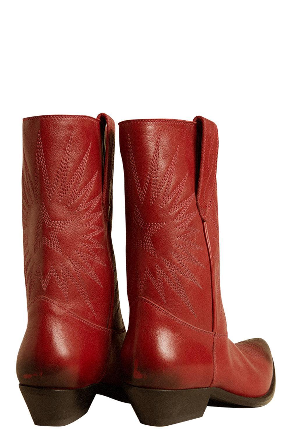 Wish Star Low Boot - Cherry Red-CHERRYRD-36-SHOEBOOT-GOLDEN GOOSE