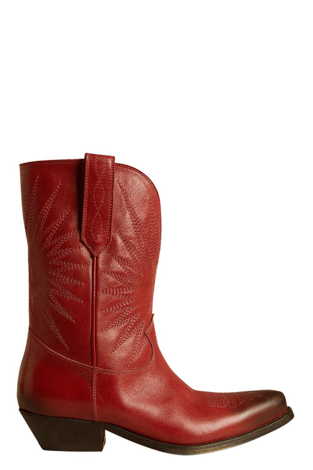 Wish Star Low Boot - Cherry Red-CHERRYRD-36-SHOEBOOT-GOLDEN GOOSE