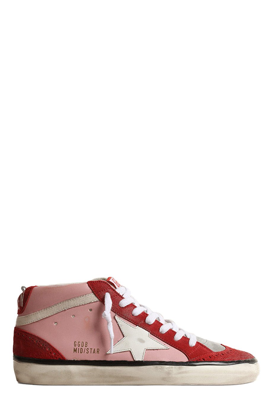 GOLDEN GOOSE-Mid Star Sneakers - Pink-