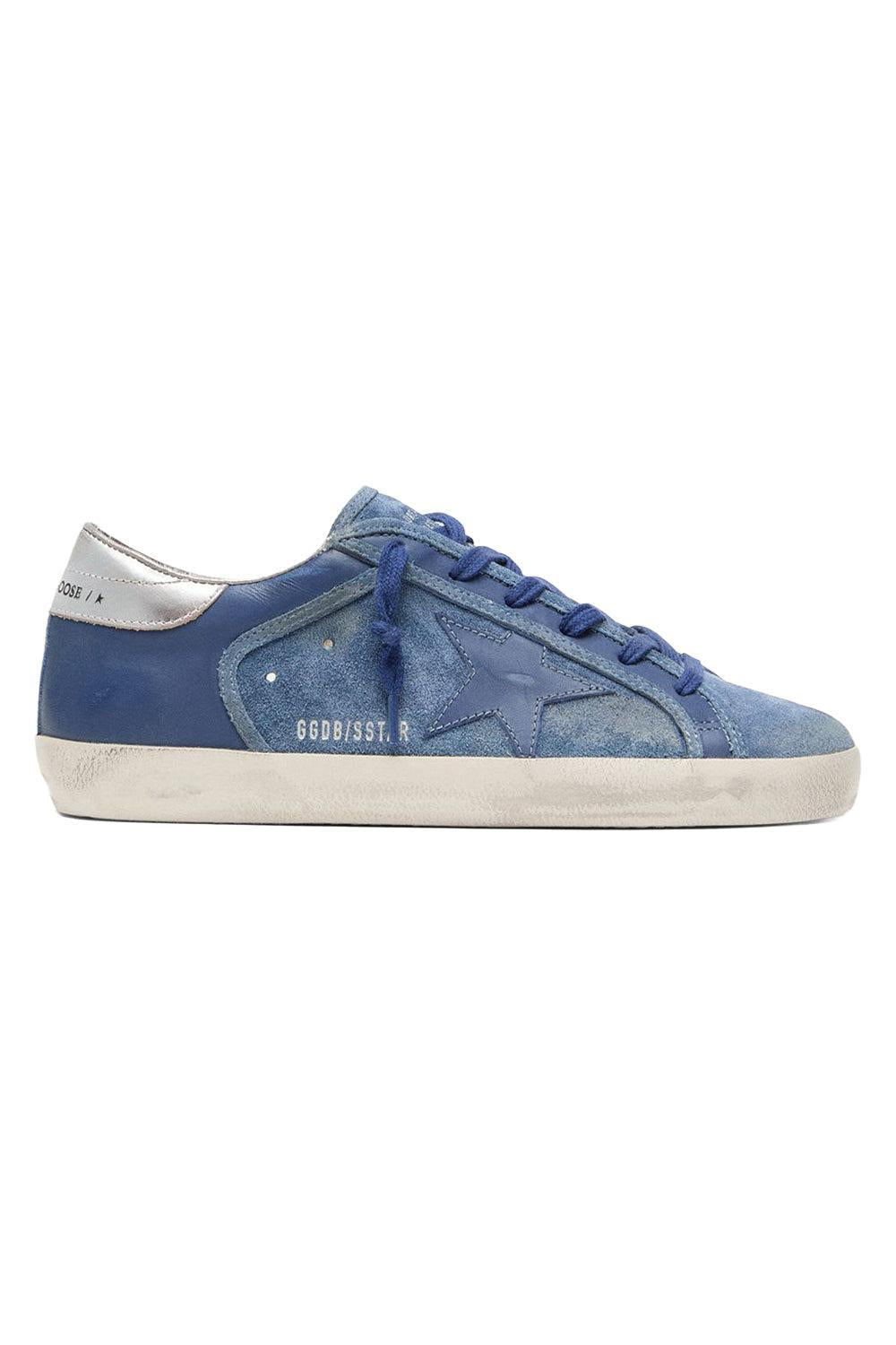 Super Star Sneaker - Denim Blue-BLUE-36-SHOESNEAKER-GOLDEN GOOSE