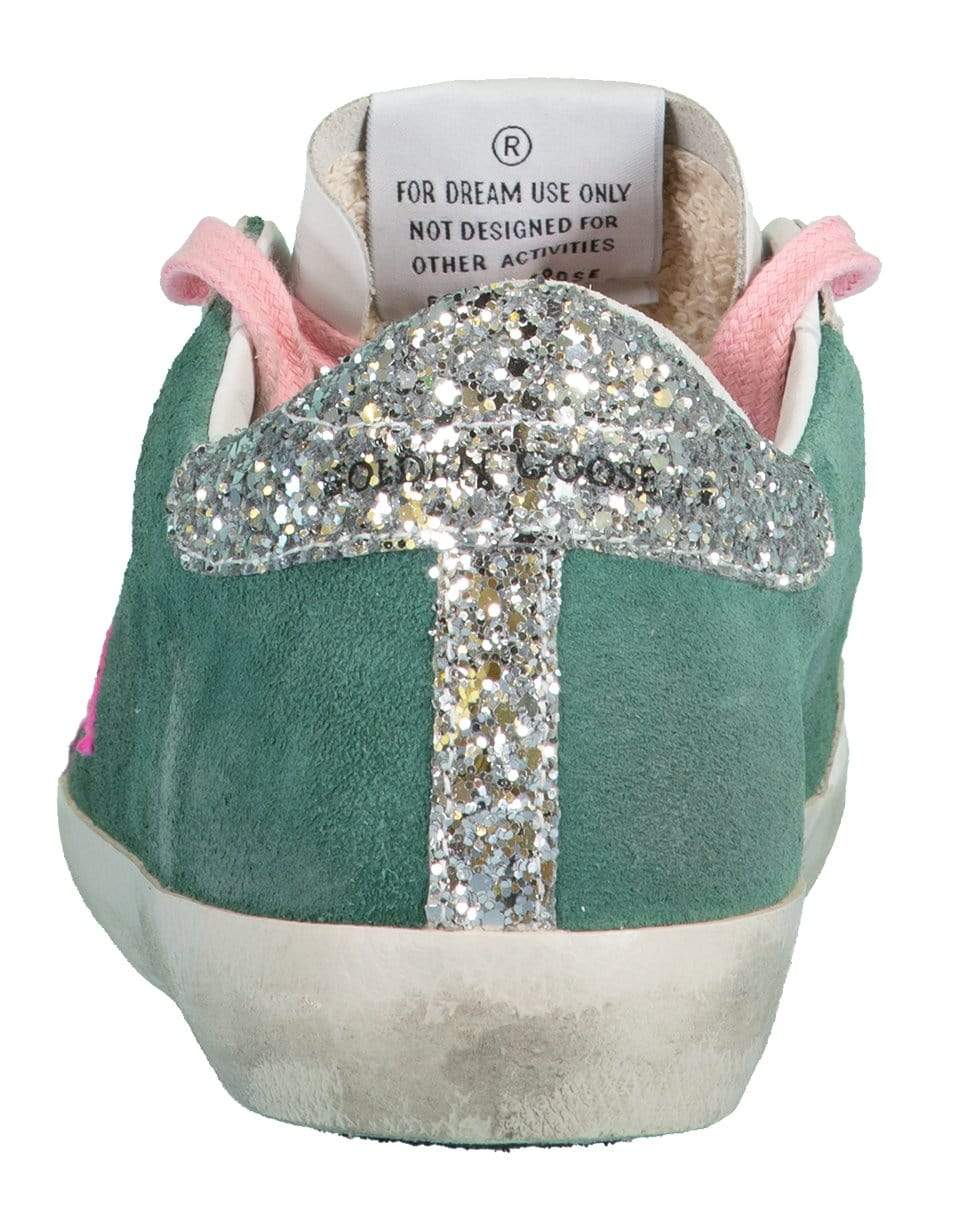 GOLDEN GOOSE-Superstar Fuschia Star Sneaker-