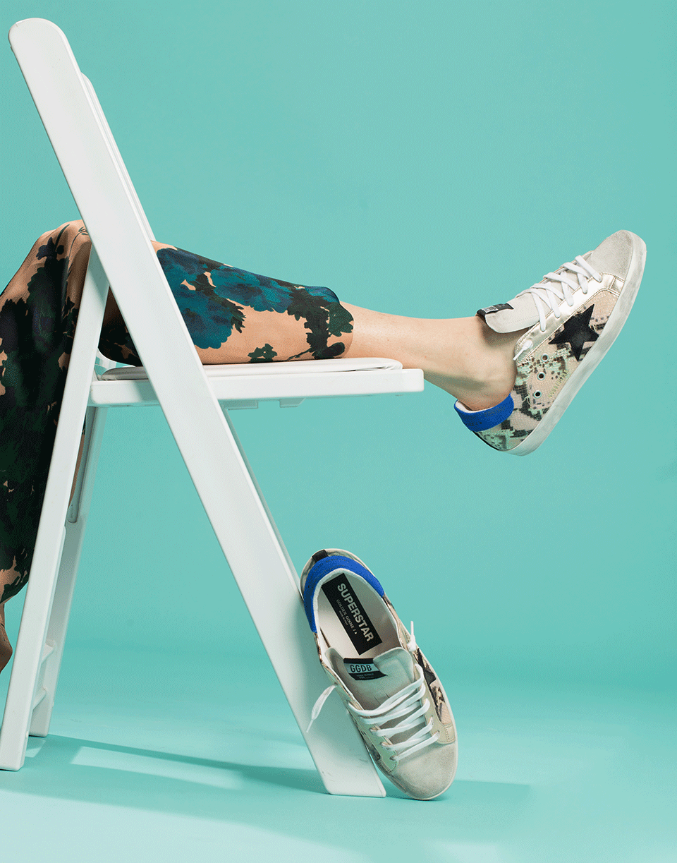 GOLDEN GOOSE-Superstar Python Sneaker-