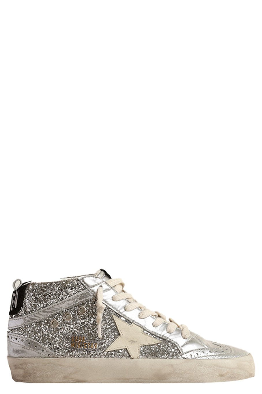 GOLDEN GOOSE-Mid Star Sneaker - Glitter-