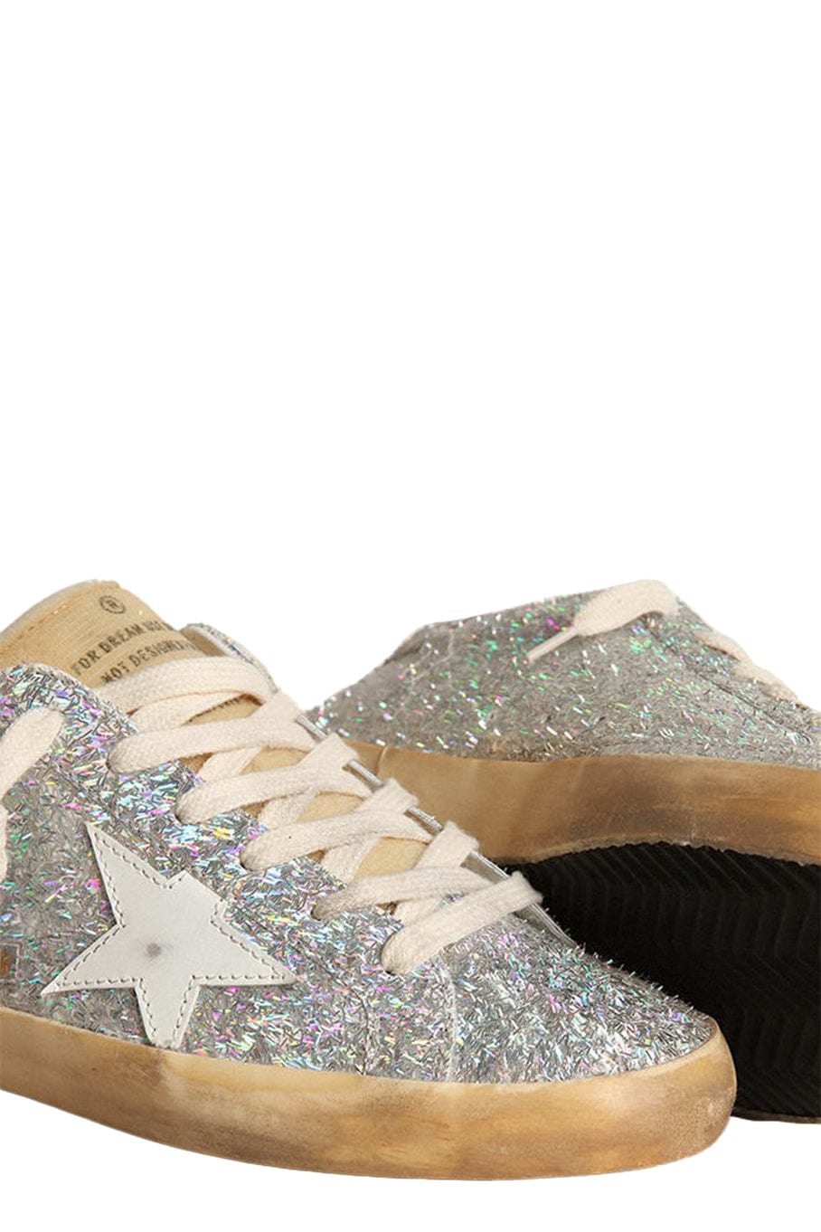 GOLDEN GOOSE-Super-Star Lurex Sneaker-