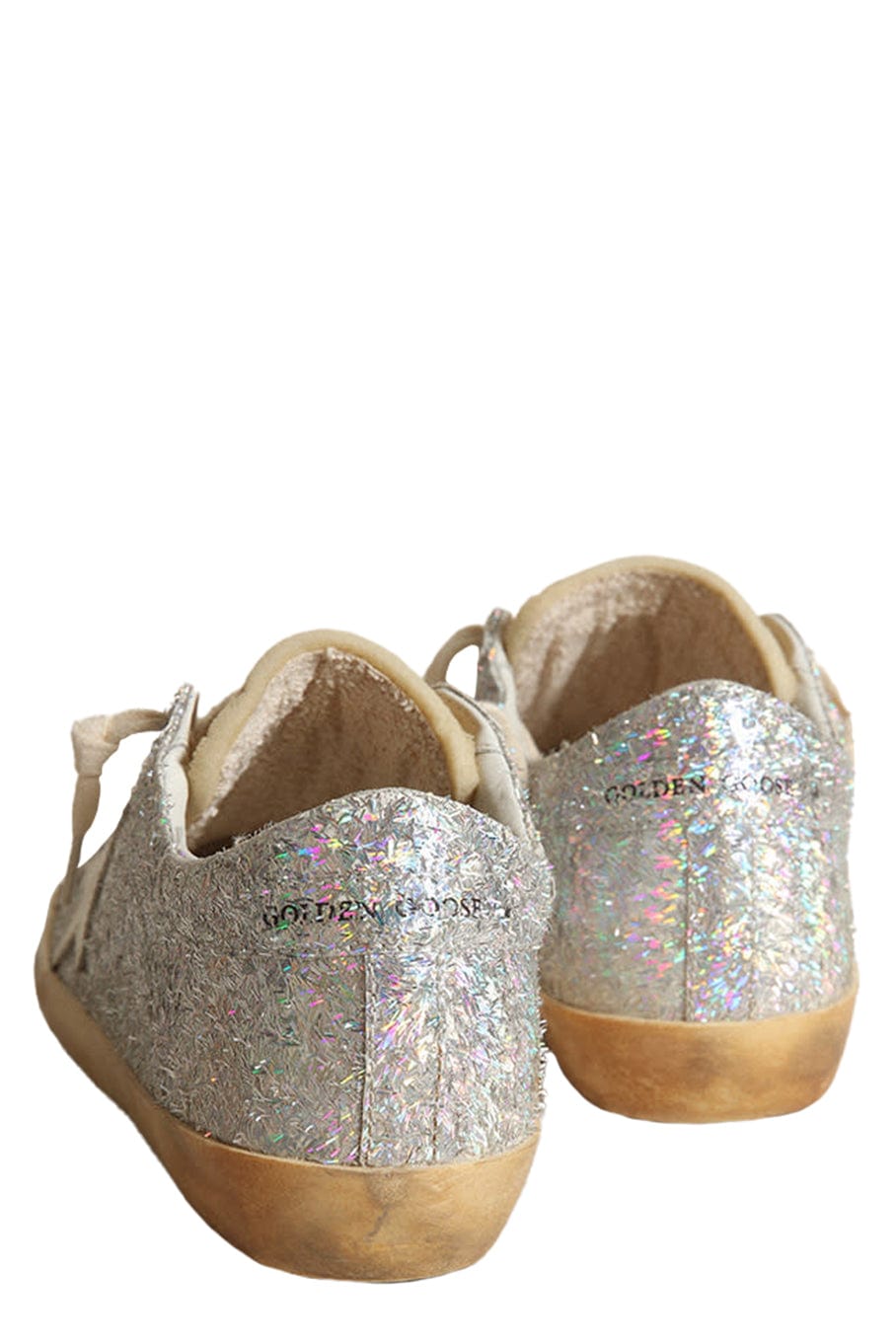 GOLDEN GOOSE-Super-Star Lurex Sneaker-