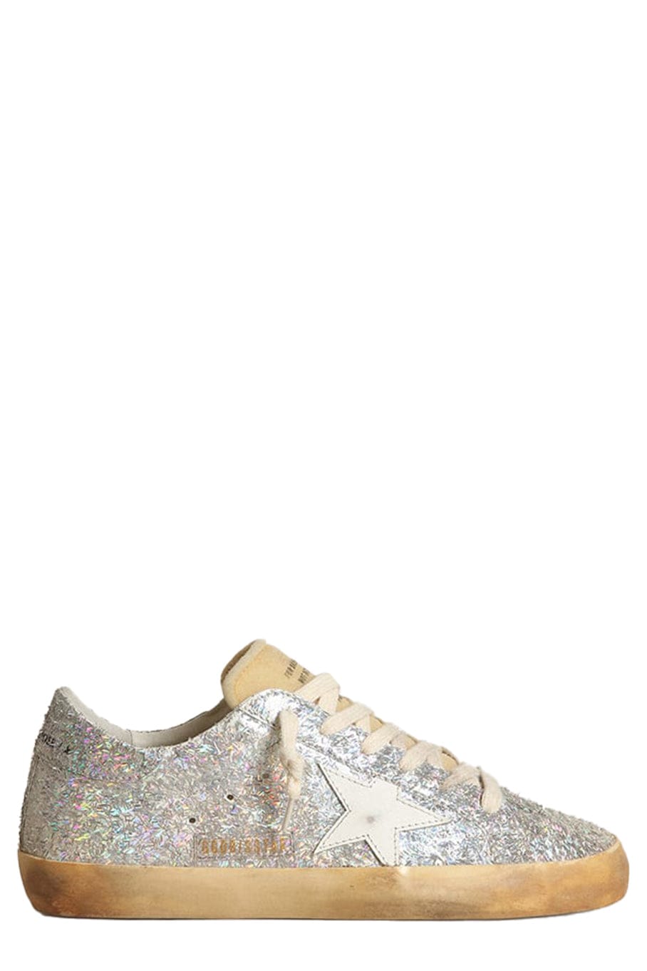 GOLDEN GOOSE-Super-Star Lurex Sneaker-