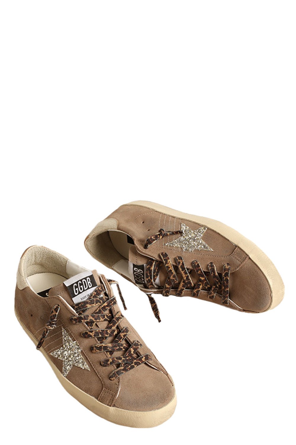 GOLDEN GOOSE-Super-Star Vintage Glitter Sneaker-