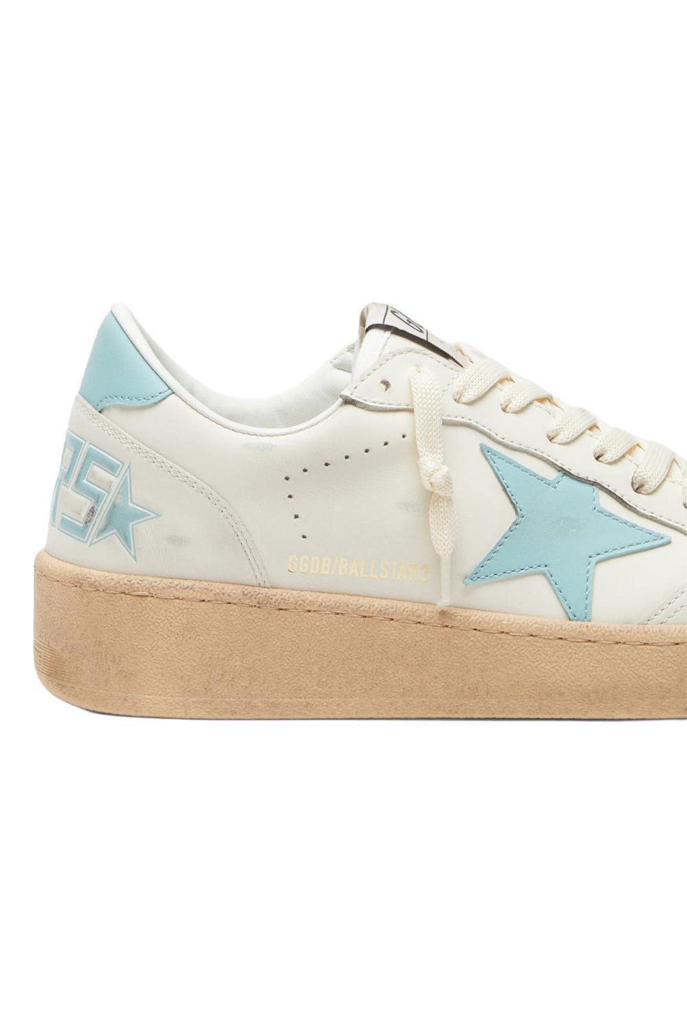 Ballstar Sneaker - White Aquamarine-WHITE-36-SHOESNEAKER-GOLDEN GOOSE