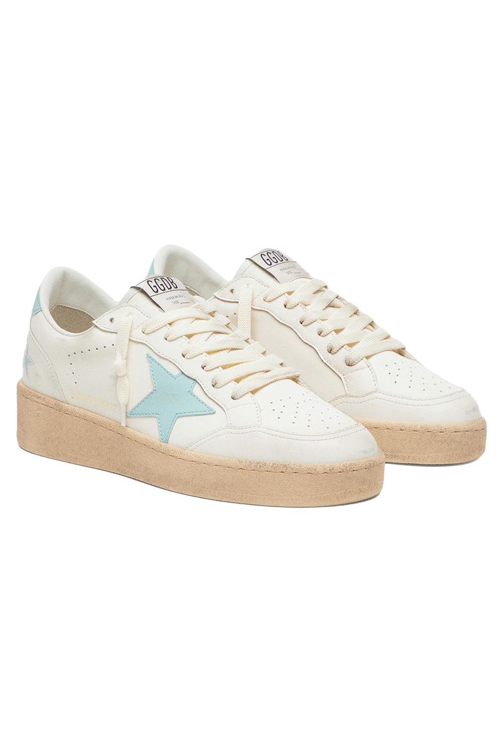 Ballstar Sneaker - White Aquamarine-WHITE-36-SHOESNEAKER-GOLDEN GOOSE