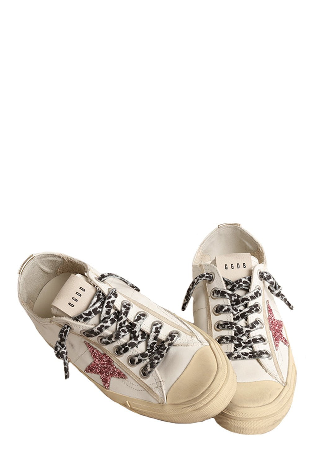 GOLDEN GOOSE-V-Star Sneaker - White Bubblegum-