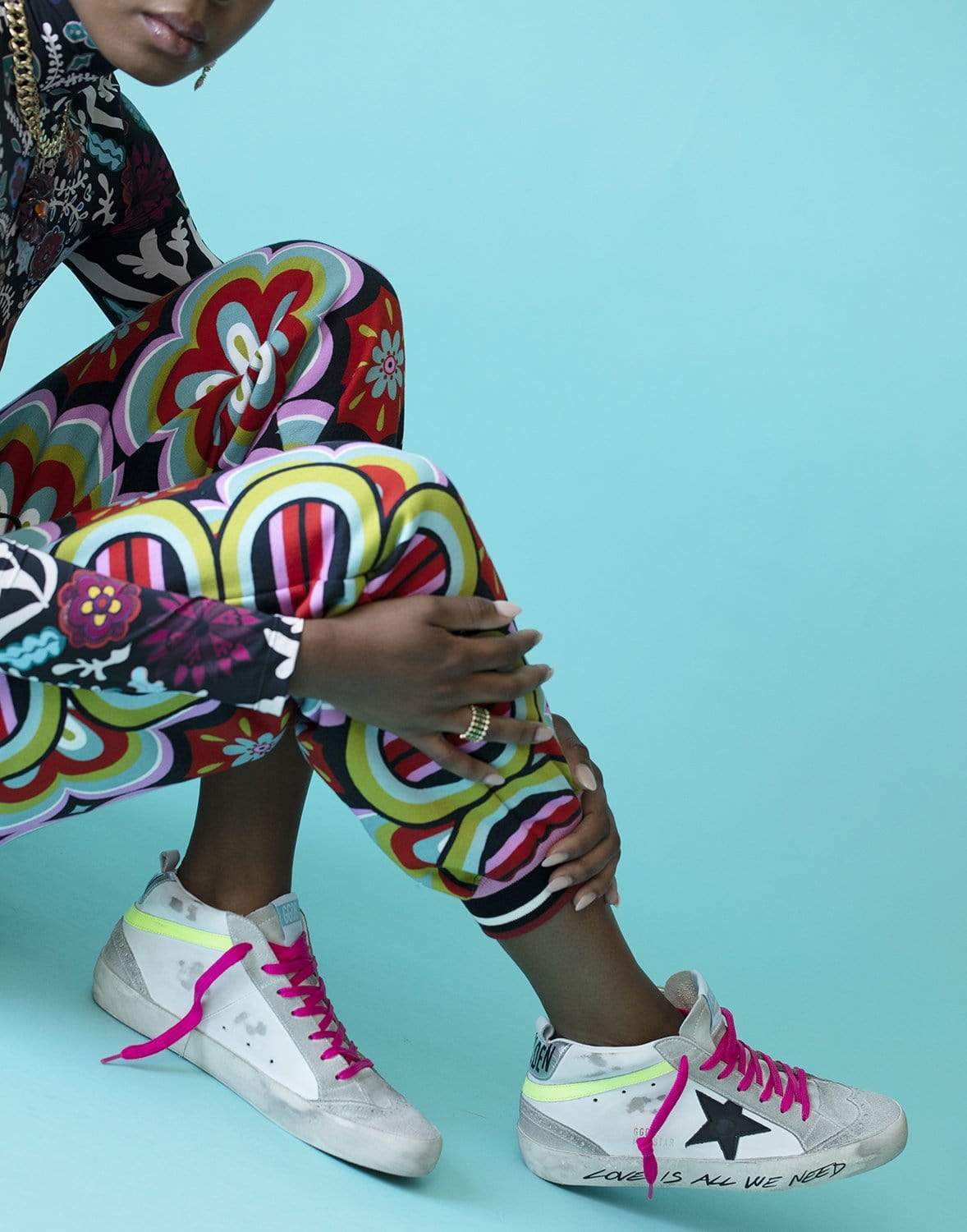 GOLDEN GOOSE-Mid-Star High Top Sneaker-