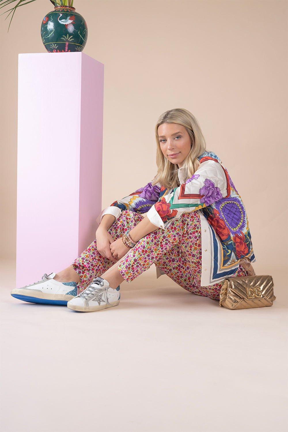 GOLDEN GOOSE-Super-Star Glitter Sneaker-
