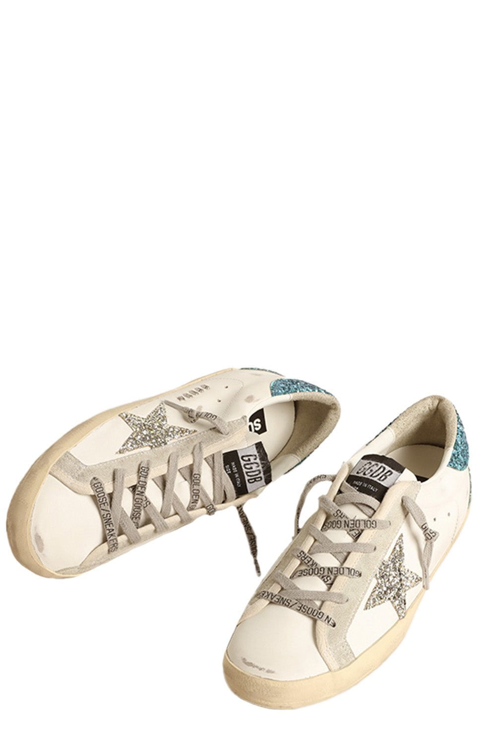 GOLDEN GOOSE-Super-Star Glitter Sneaker-