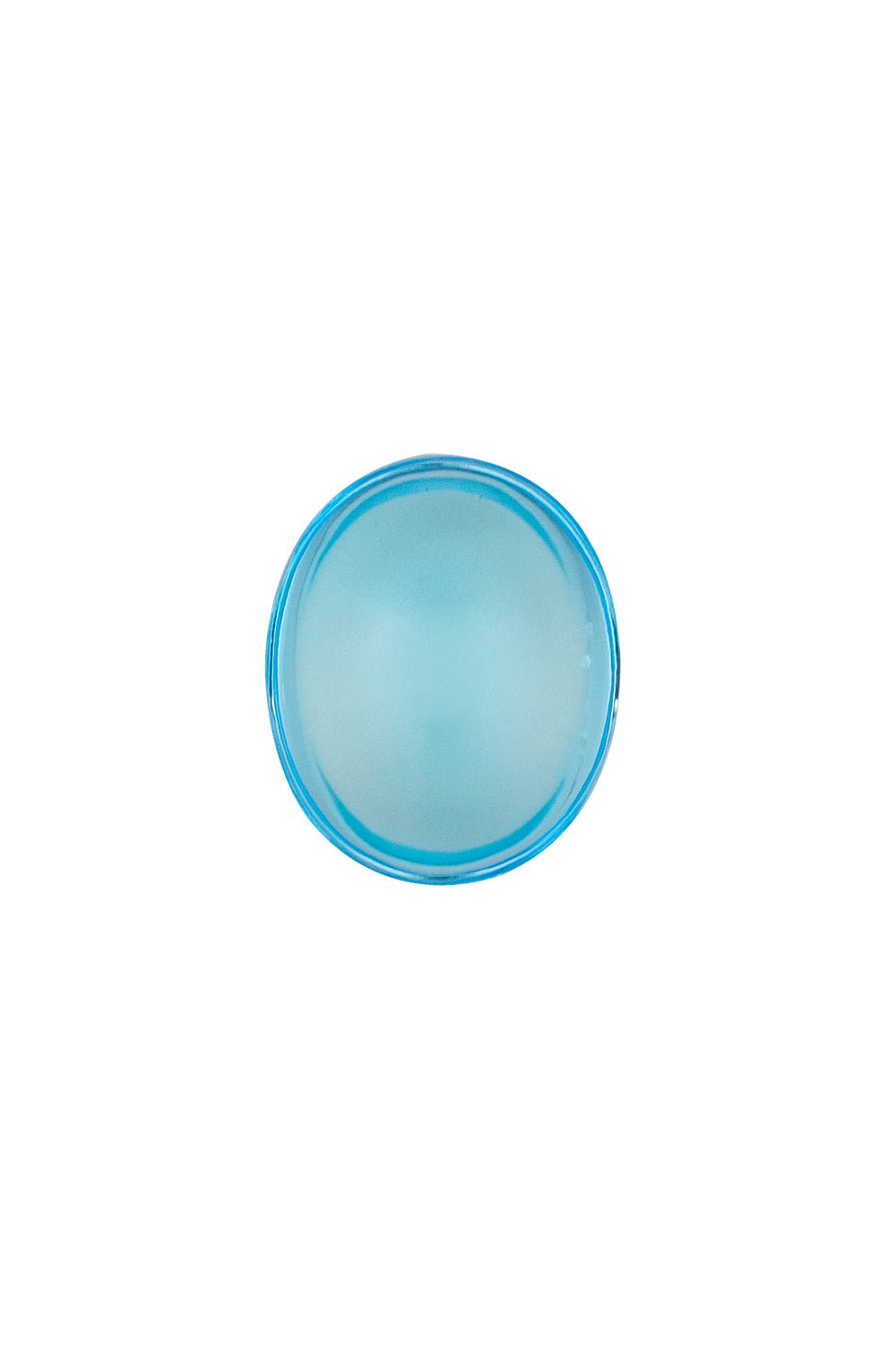 GOSHWARA-Blue Topaz Oval Disc-