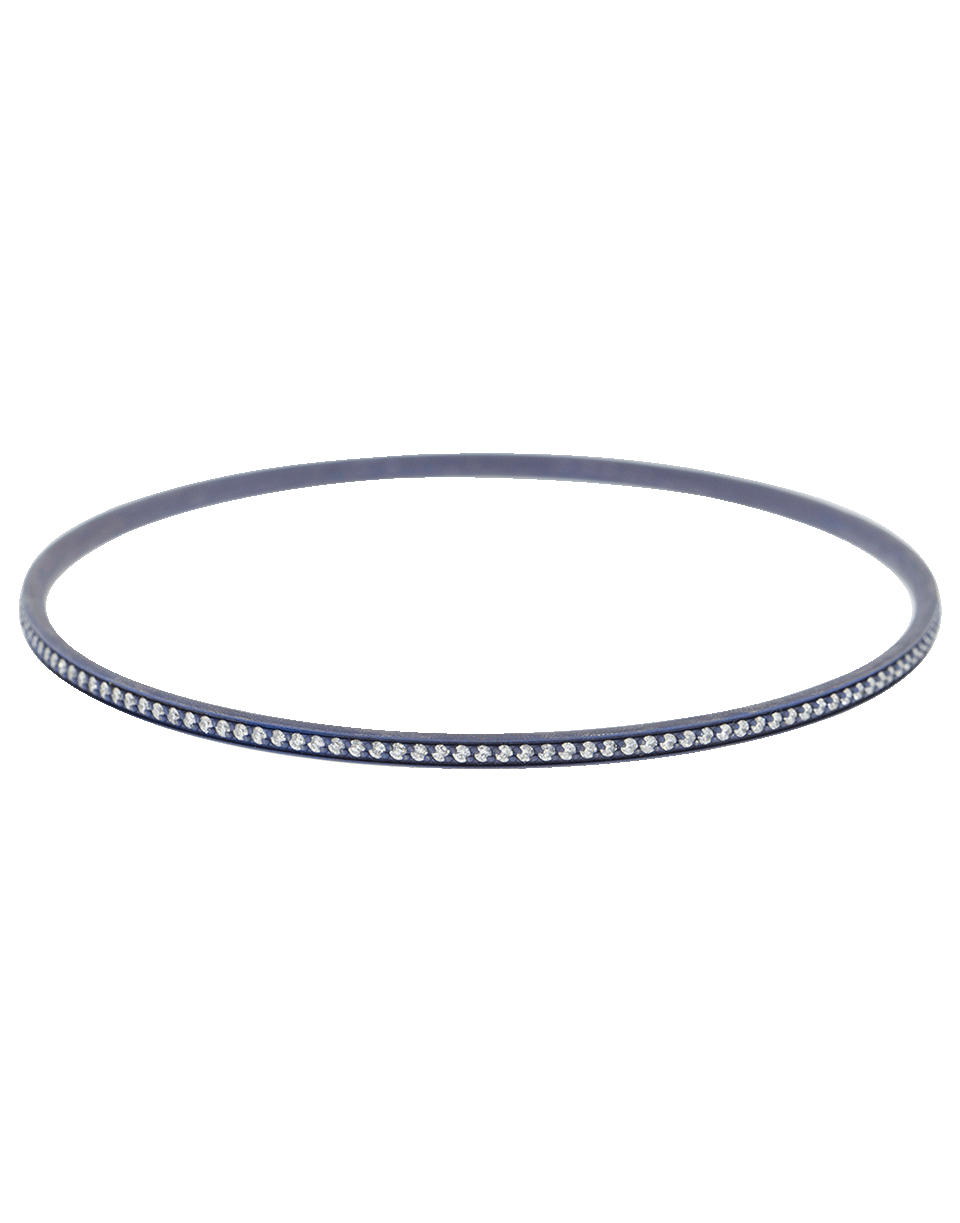 GRAZIELA-Diamond Purple Titanium Bangle-TITANIUM
