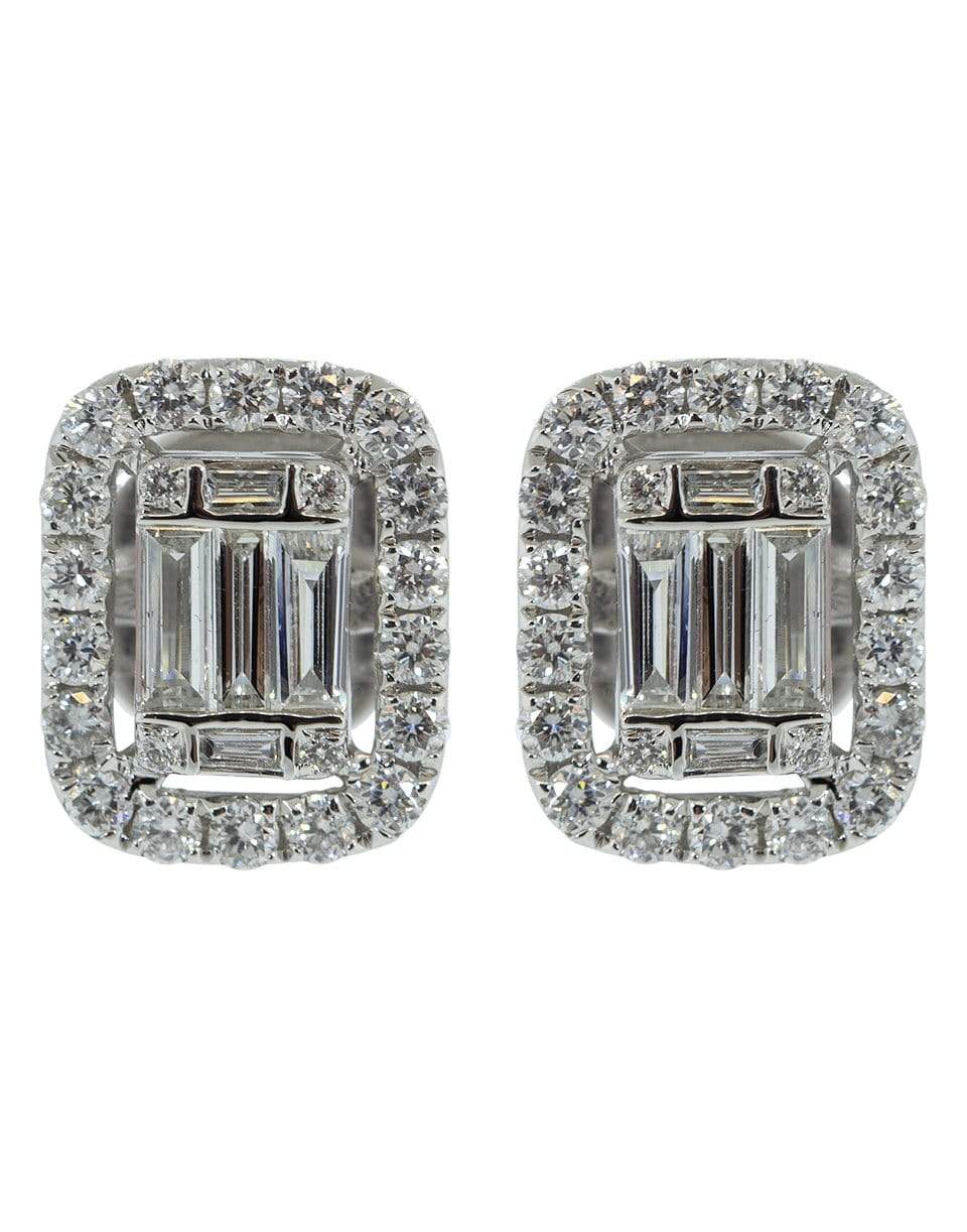 GRAZIELA-Ascension White Diamond Studs-WHITE GOLD