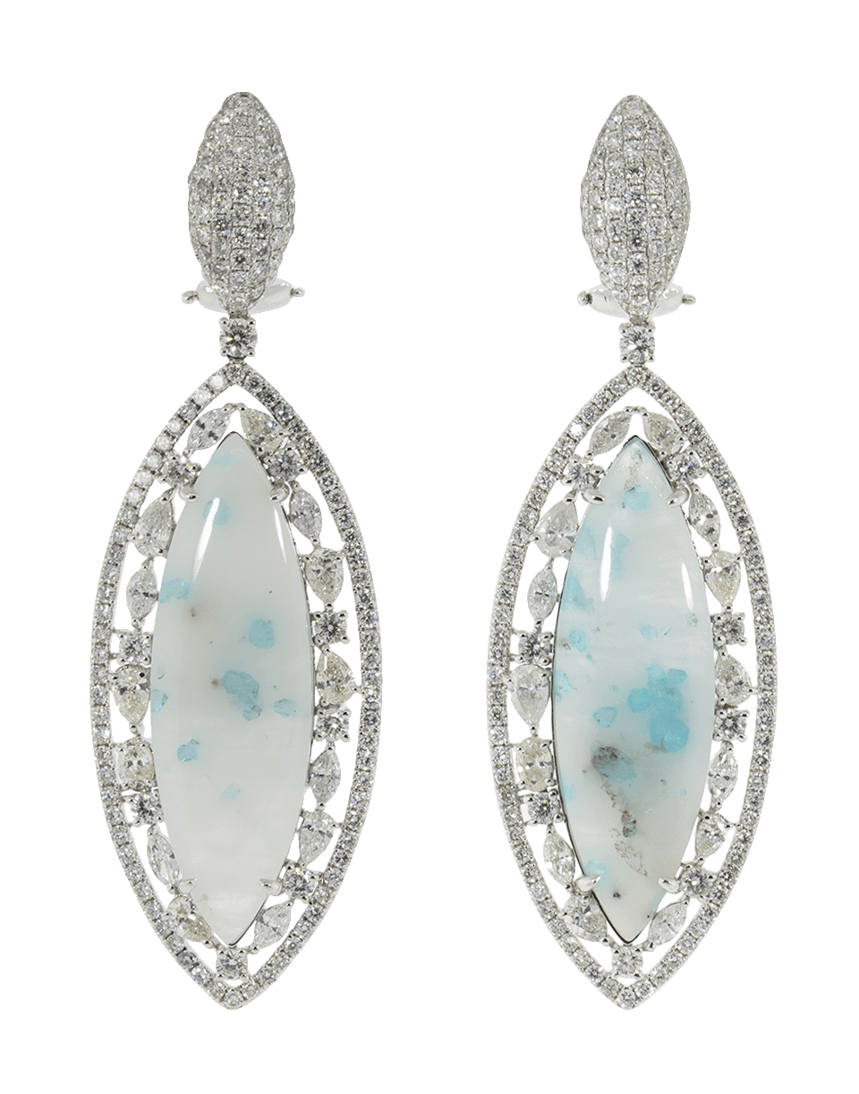GRAZIELA-Paraiba Obsession Earrings-WHITE GOLD