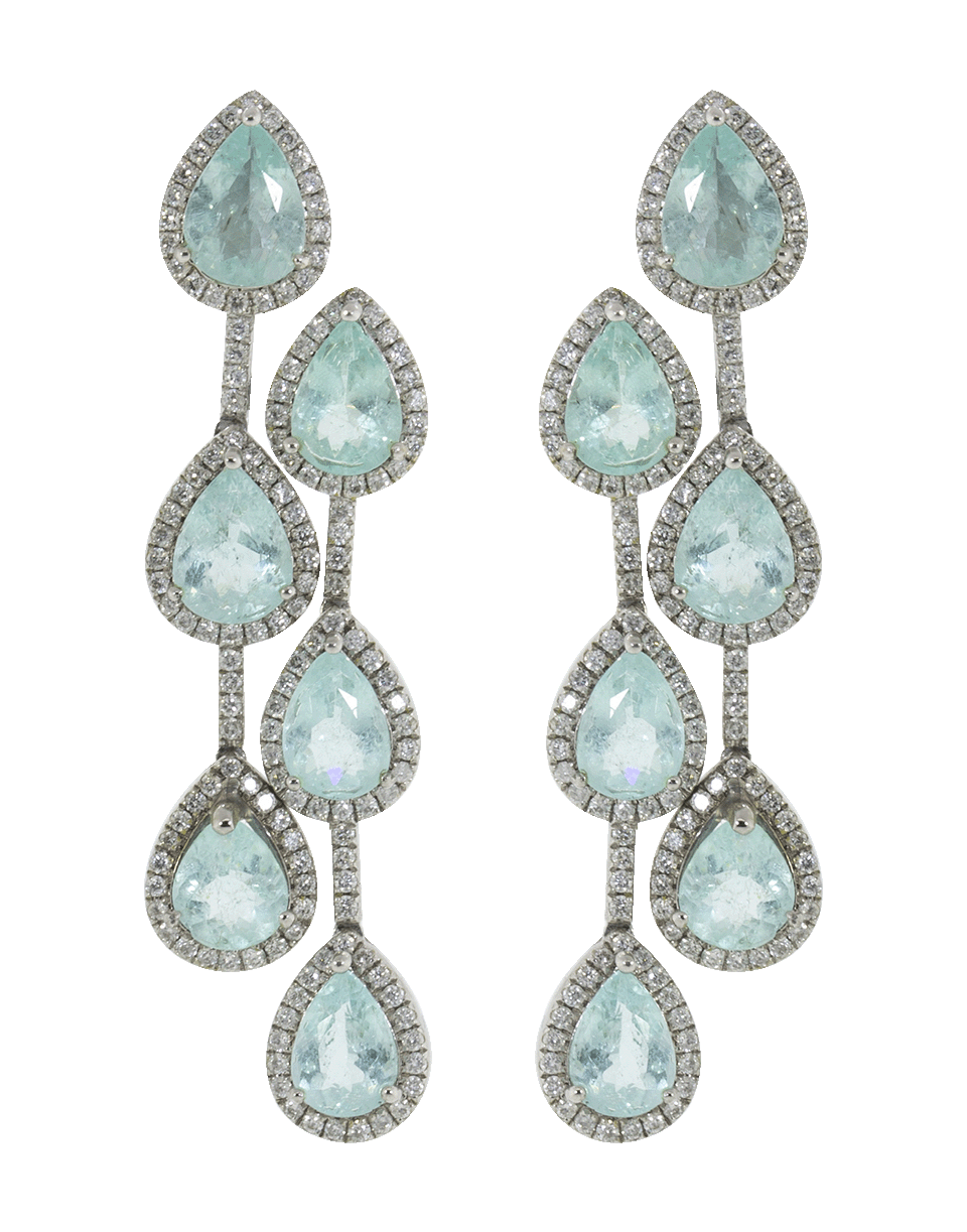 GRAZIELA-Something Blue Earrings-WHITE GOLD