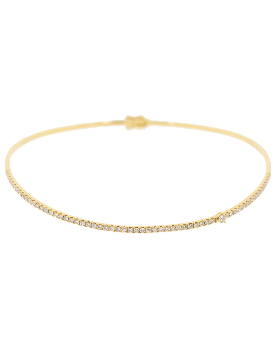 GRAZIELA-Diamond Cage Choker-YELLOW GOLD