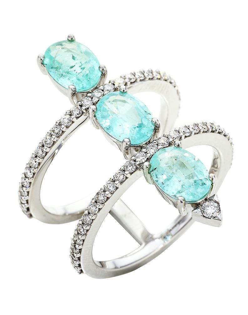 GRAZIELA-Something Blue Paraiba Ring-WHITE GOLD