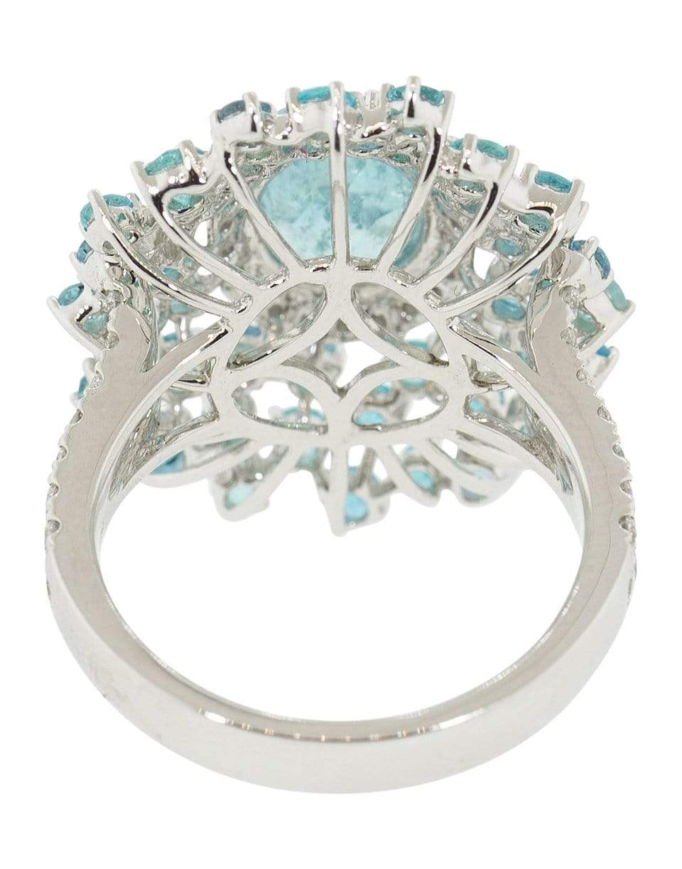 GRAZIELA-Paraiba and Diamond Ring-WHITE GOLD