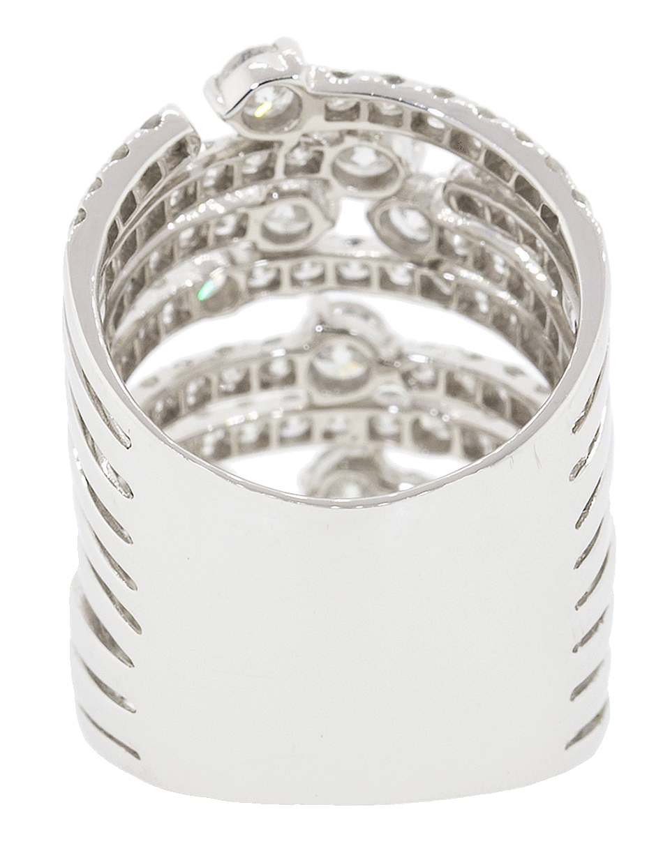 GRAZIELA-Diamond Cage Ring-WHITE GOLD