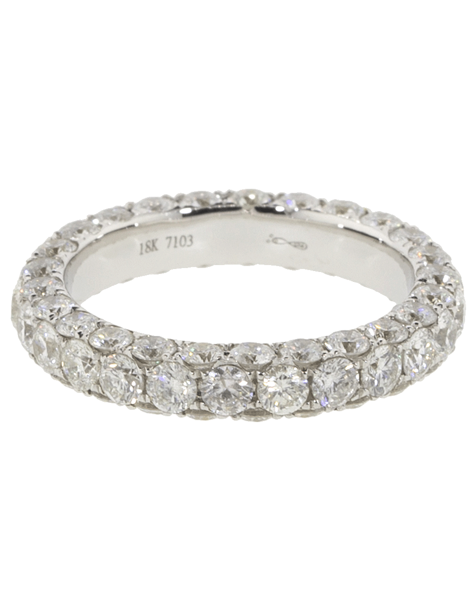 GRAZIELA-Three Sided Diamond Band-WHITE GOLD