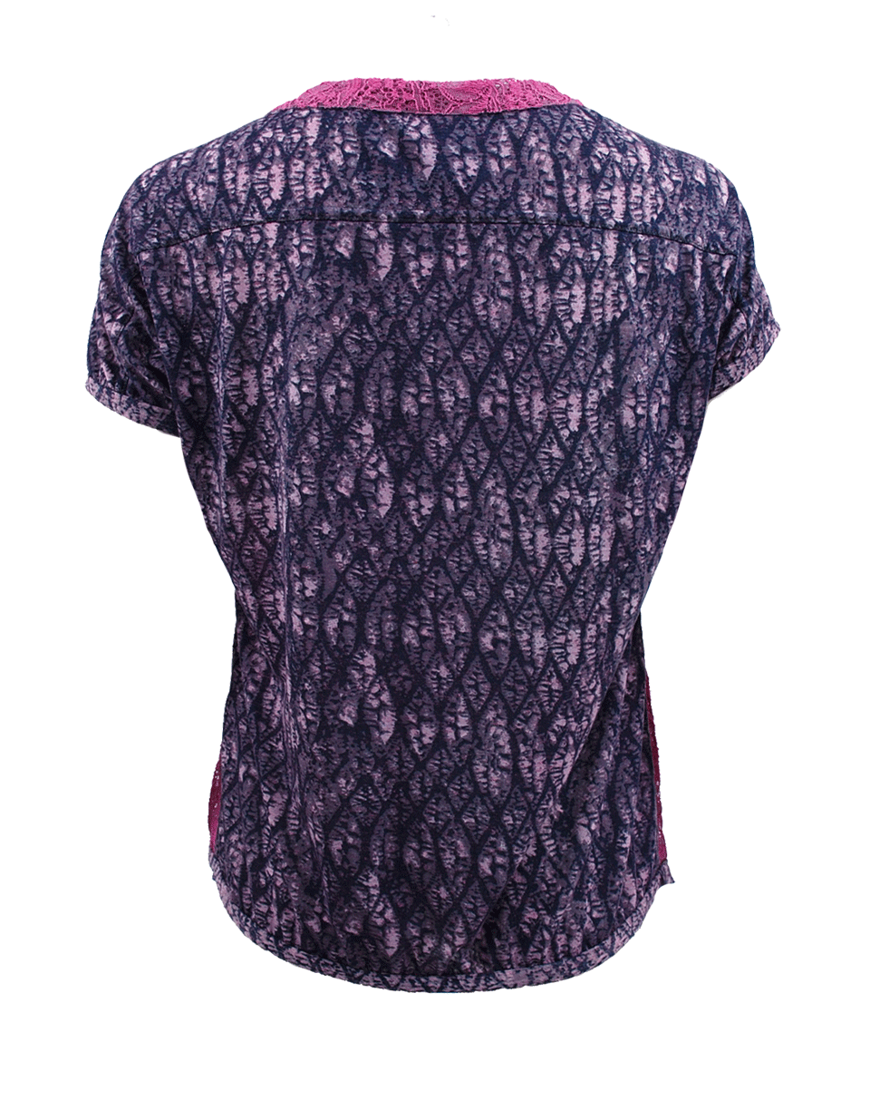 GREGORY PARKINSON-Drop Shoulder Lace Top-