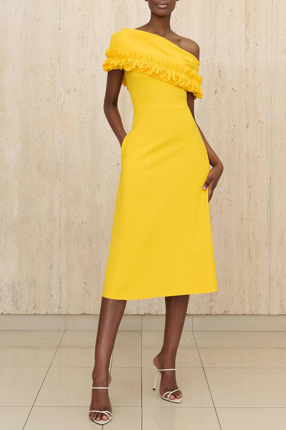 Lofiyah Dress-MARIGOLD-4-CLOTHINGDRESSCOCKTAIL-GRETA CONSTANTINE