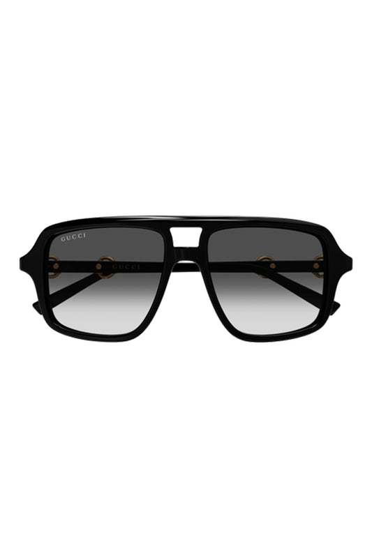 Navigator Sunglasses - Black Grey-BLACK-ACCESSORIESUNGLASSES-GUCCI