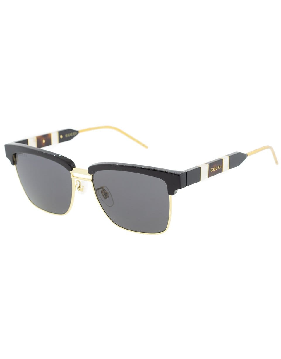 GUCCI-Black and Grey Sunglasses-BLCK/GREY