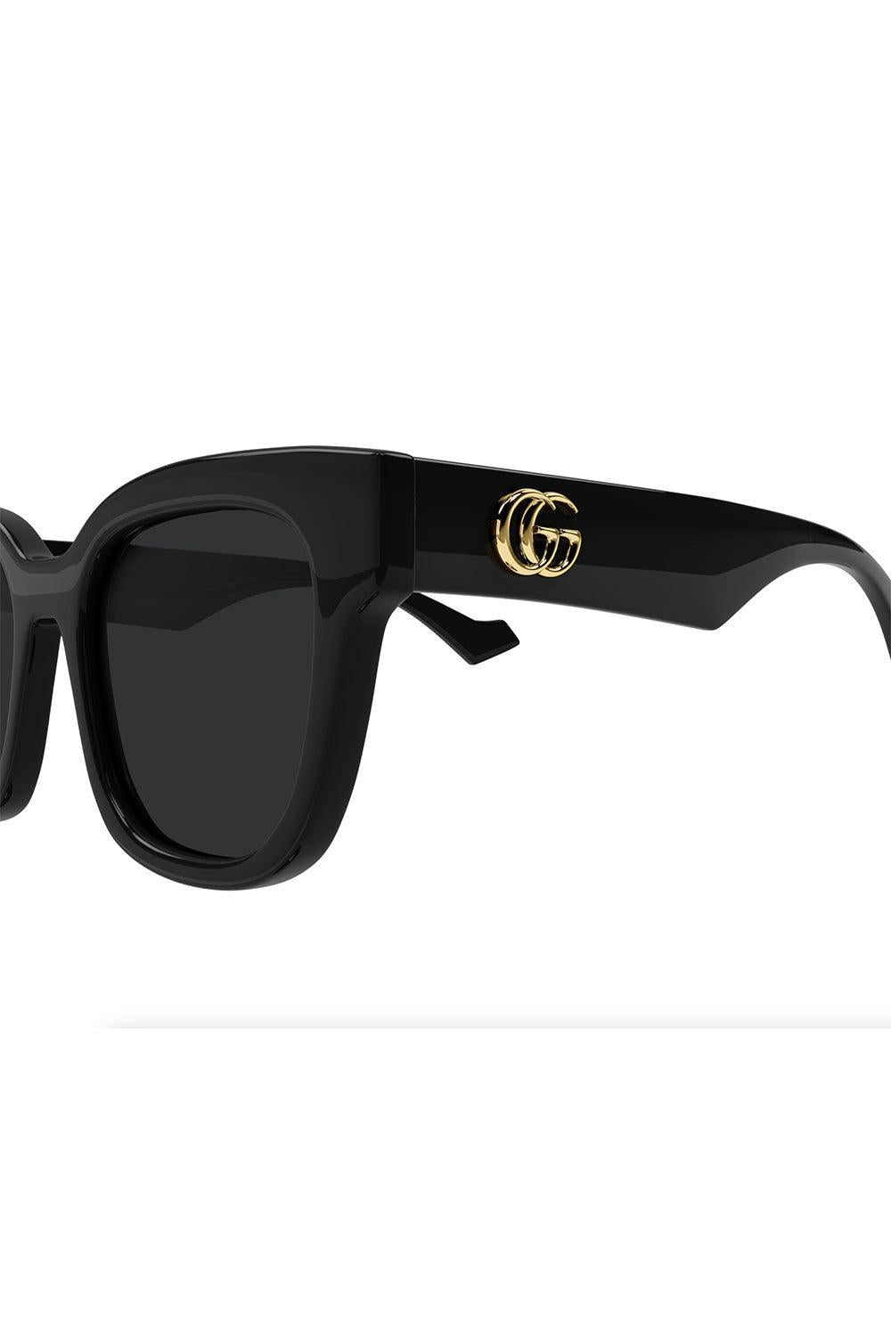 Round Logo Sunglasses - Black Grey-BLCK/GREY-ACCESSORIESUNGLASSES-GUCCI
