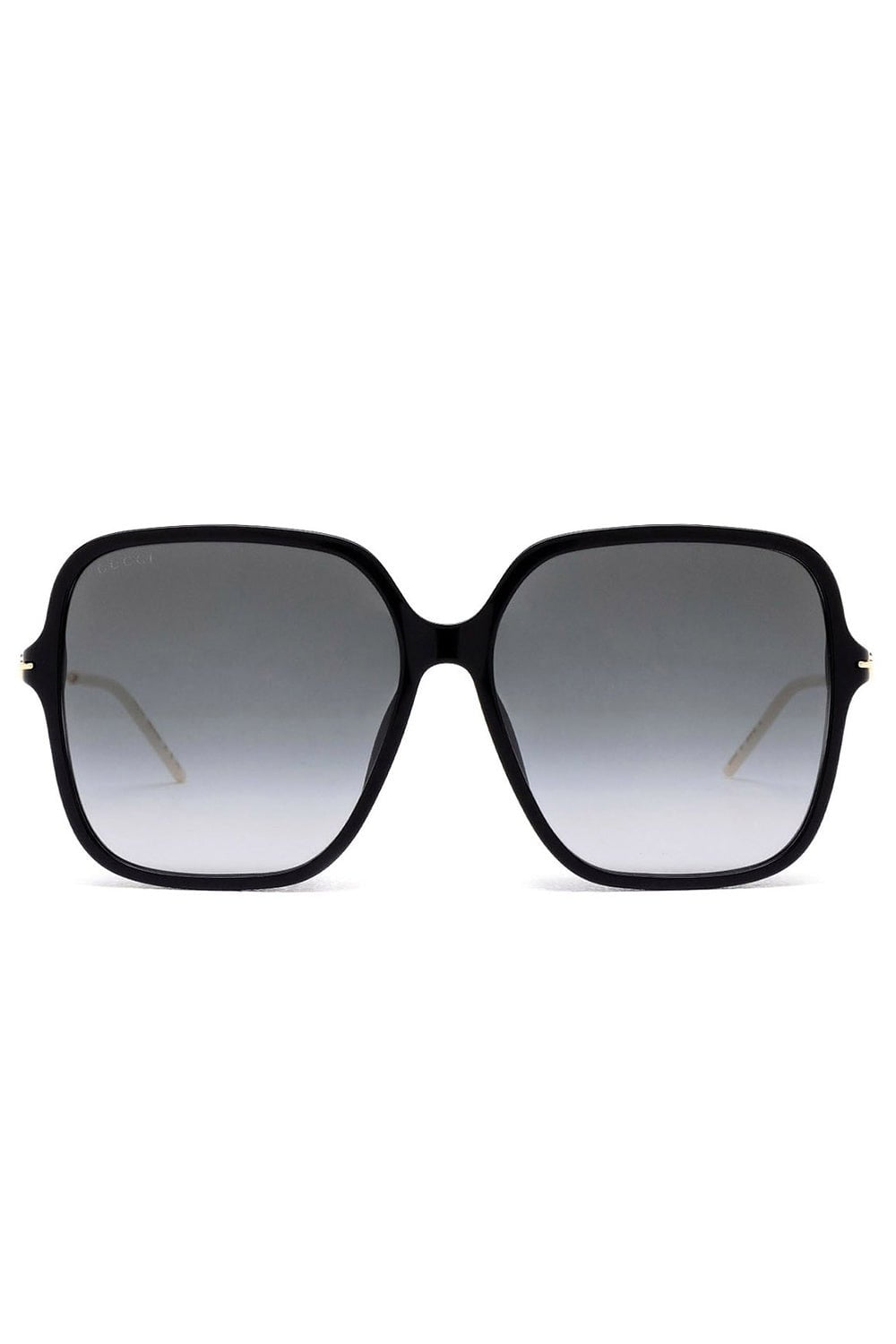 GUCCI-Oversized Square Sunglasses-BLCK/GRY