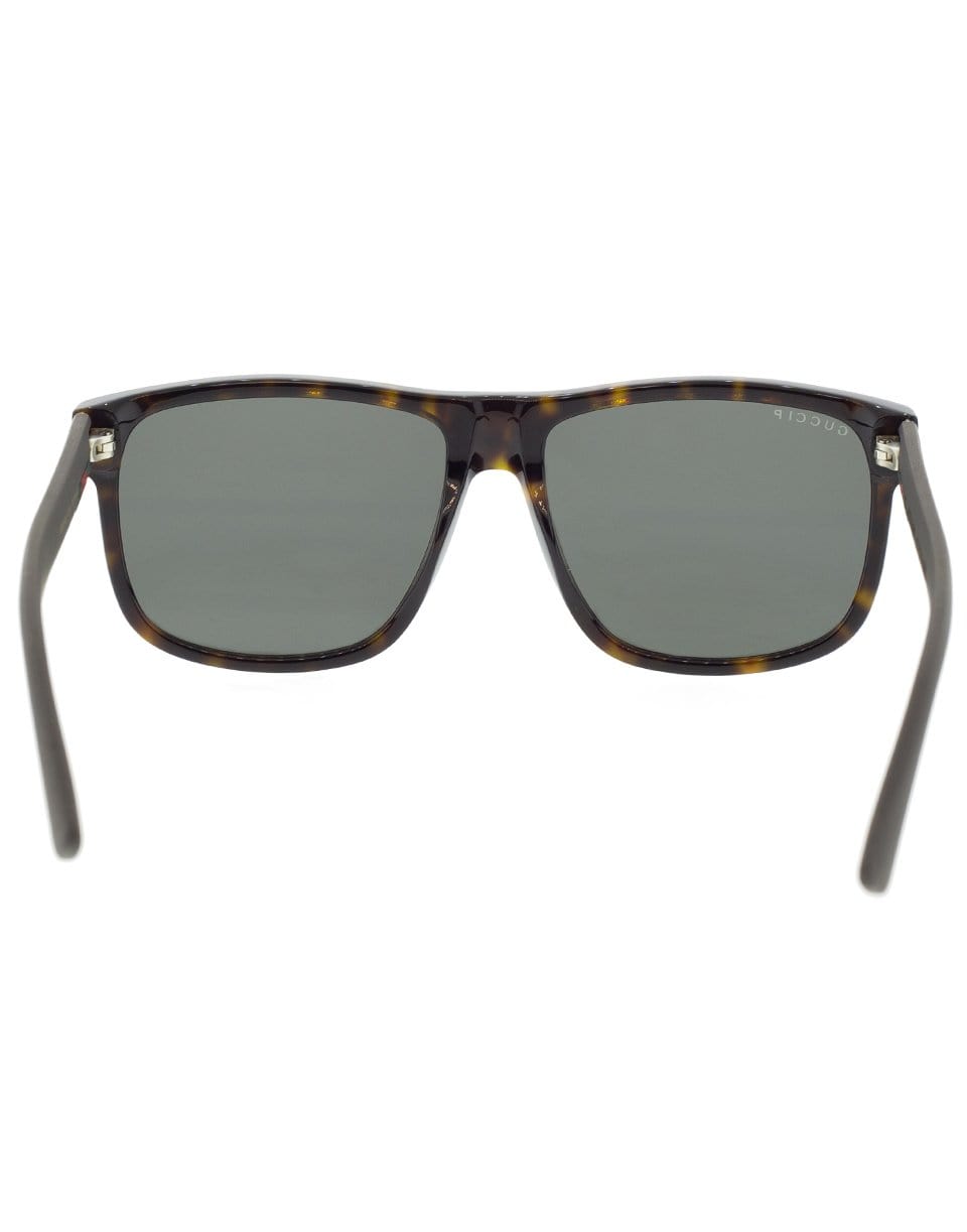GUCCI-Brown Havana Sunglasses-BROWN