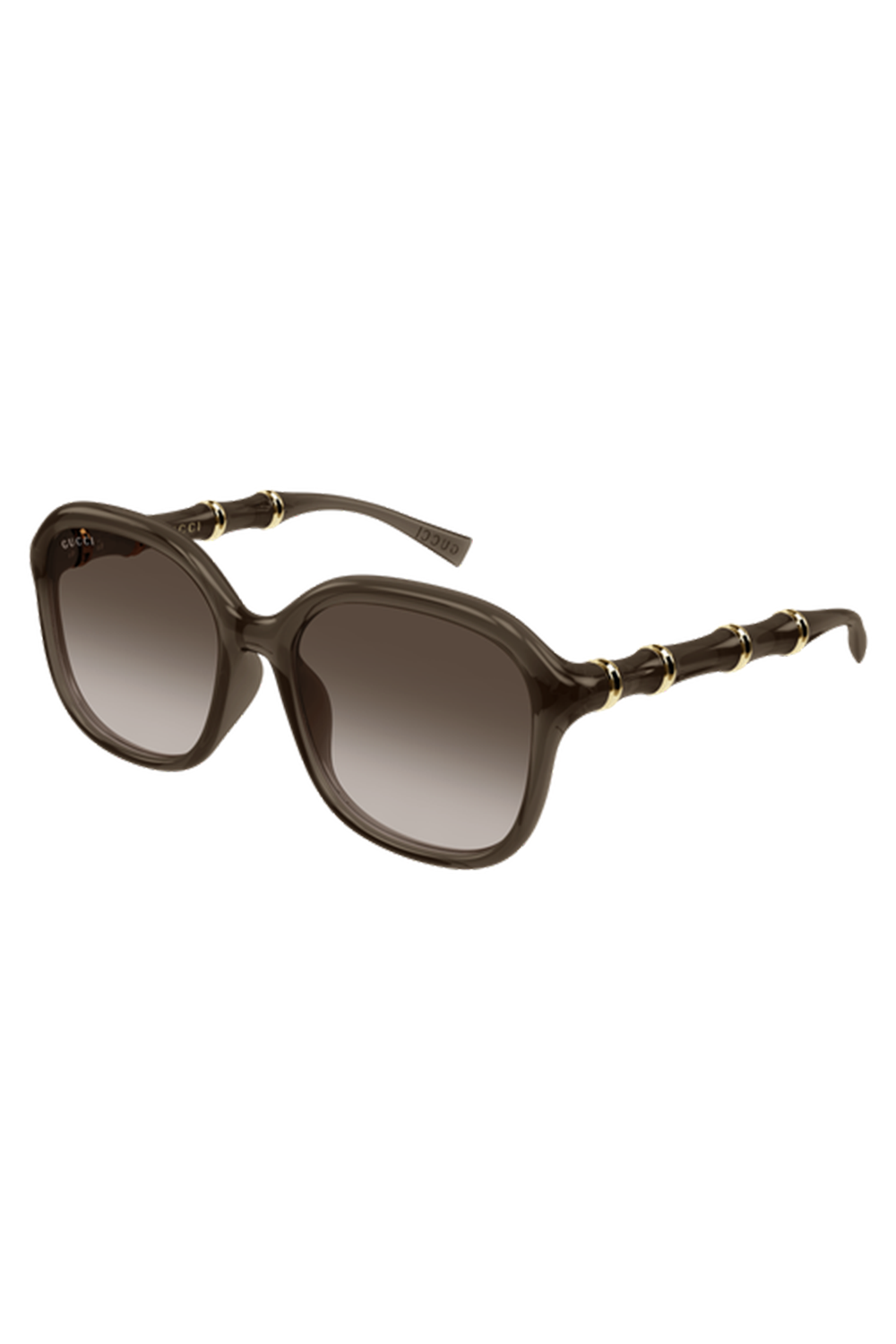 Rounded Square Sunglasses - Brown-BROWN-ACCESSORIESUNGLASSES-GUCCI