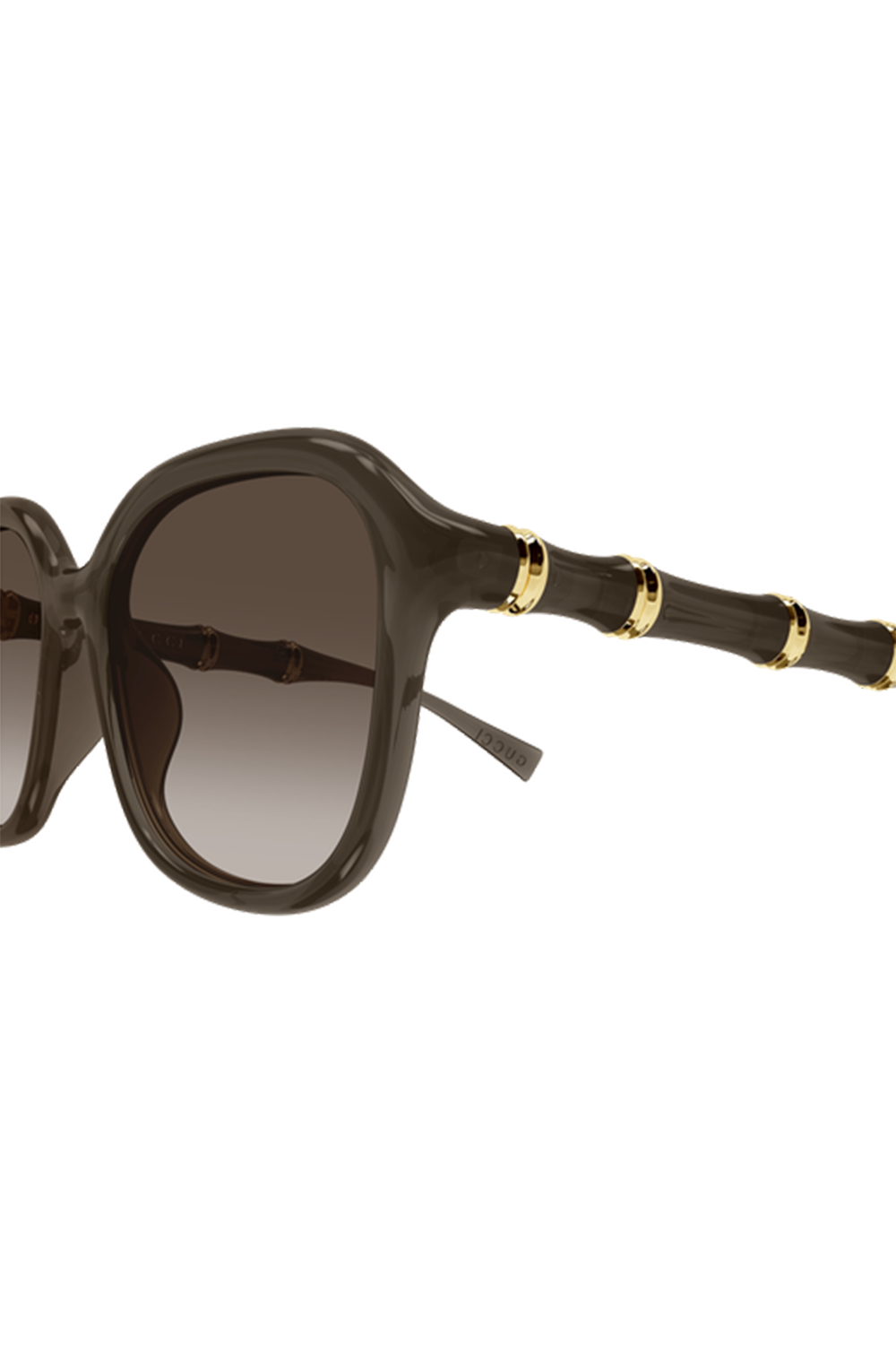 Rounded Square Sunglasses - Brown-BROWN-ACCESSORIESUNGLASSES-GUCCI