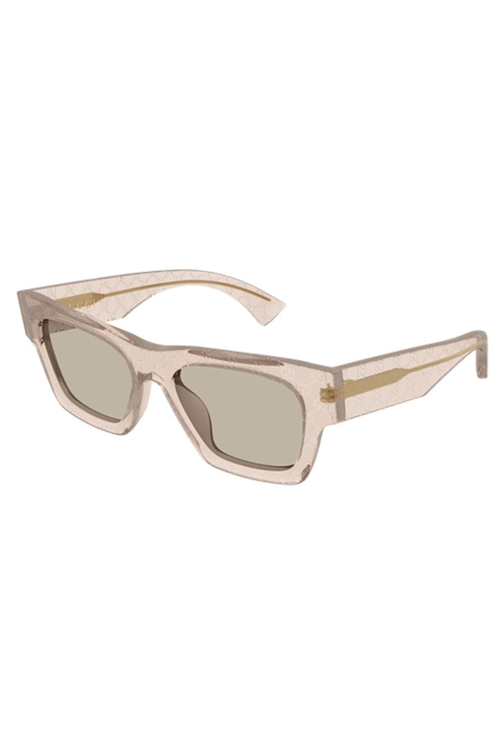  Square Cat Eye Sunglasses-BROWN-ACCESSORIESUNGLASSES-GUCCI 
