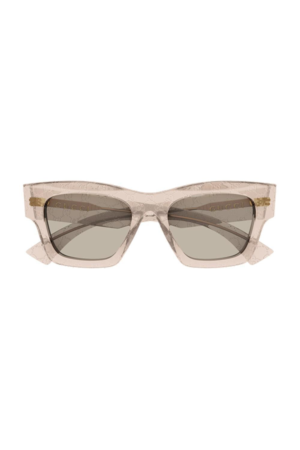  Square Cat Eye Sunglasses-BROWN-ACCESSORIESUNGLASSES-GUCCI 