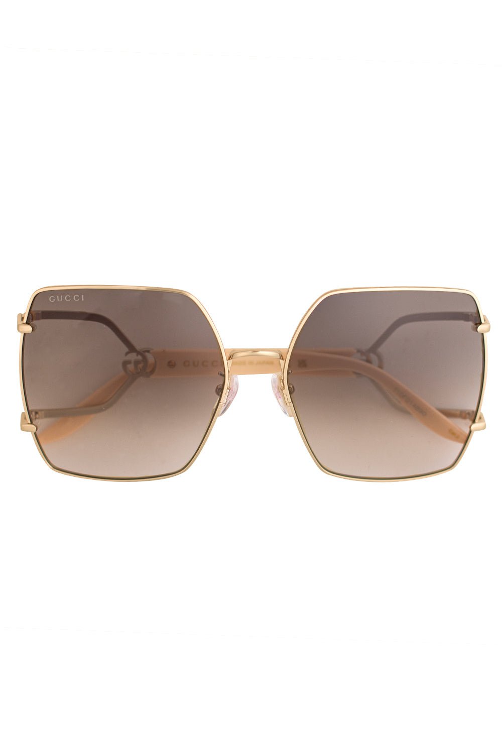 GUCCI-GG Butterfly Sunglasses-GLDIVRBR