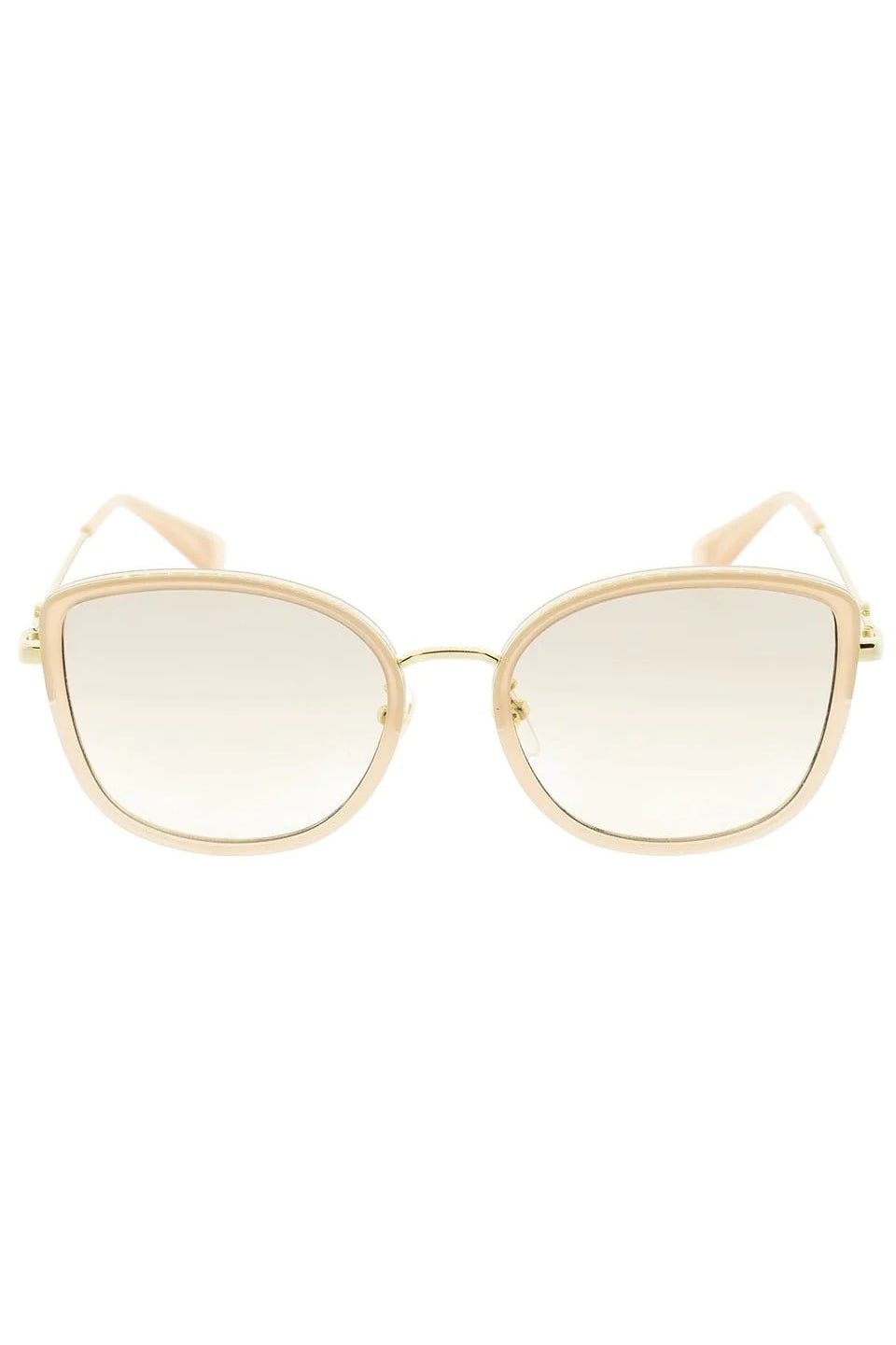 GUCCI-Gold and Pink Metal Rim Sunglasses-GLD/PNK
