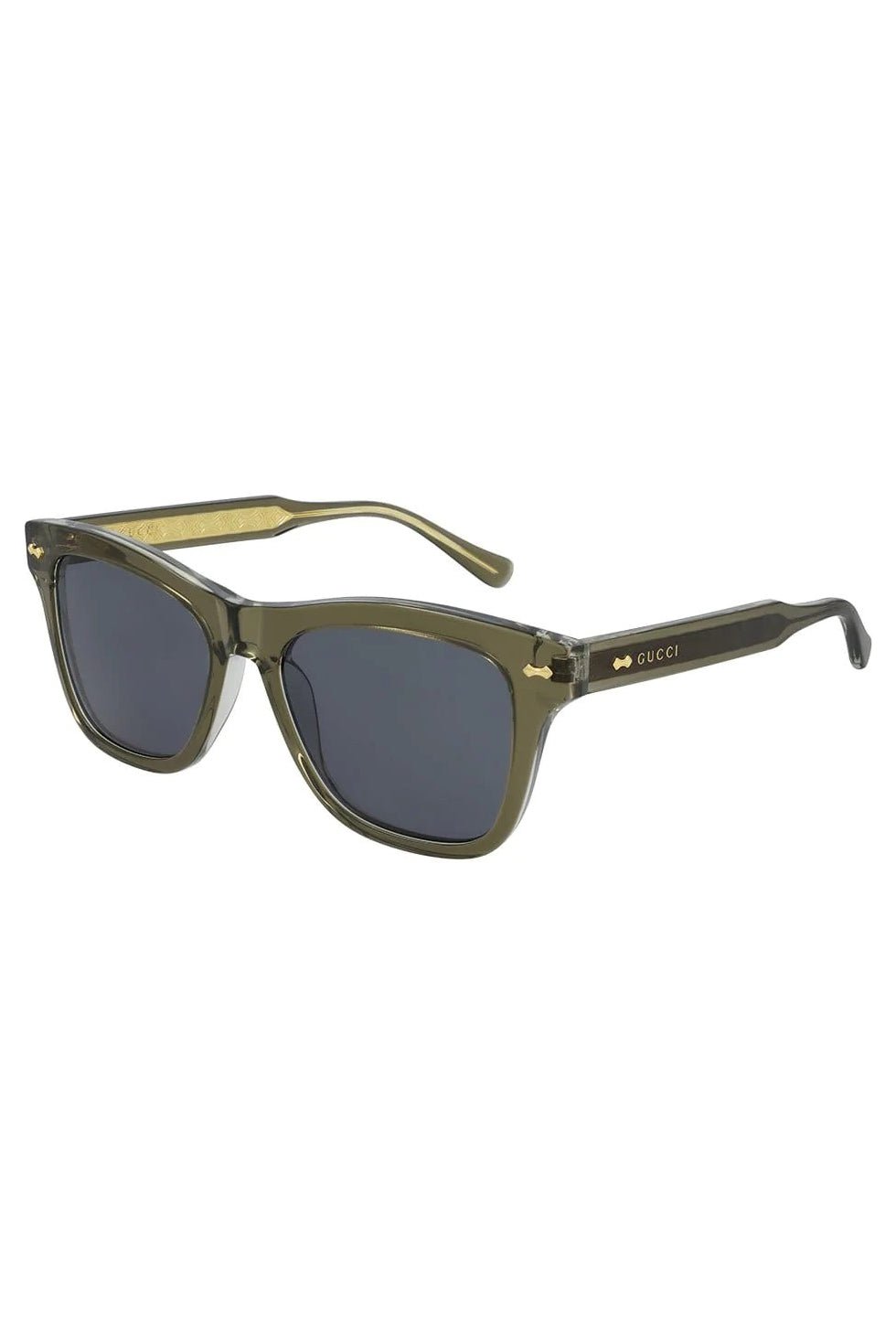 GUCCI-Acetate Square Frame Sunglasses - Green-GREEN