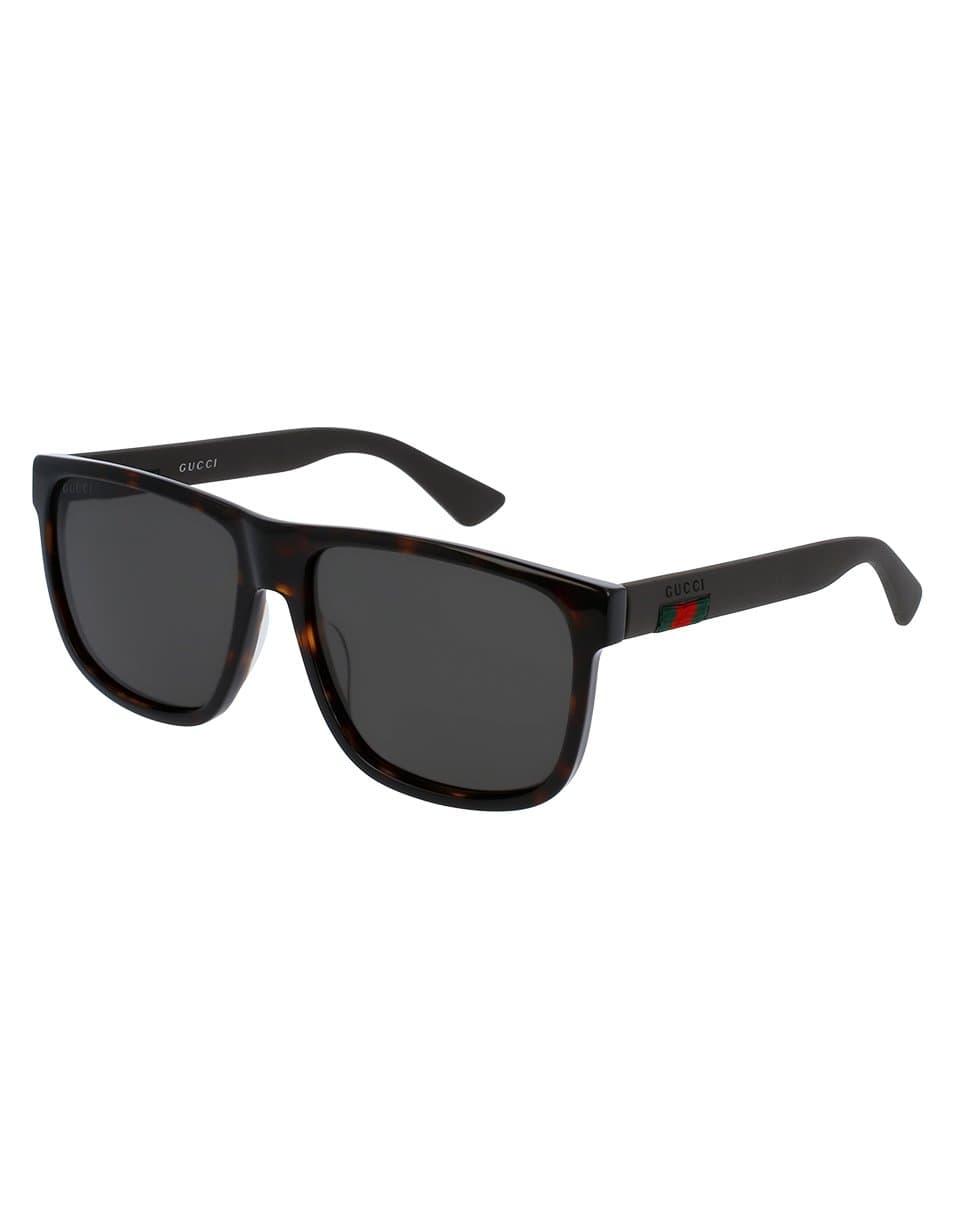GUCCI-Acetate Square Frame Sunglasses - Havana-HAVANA