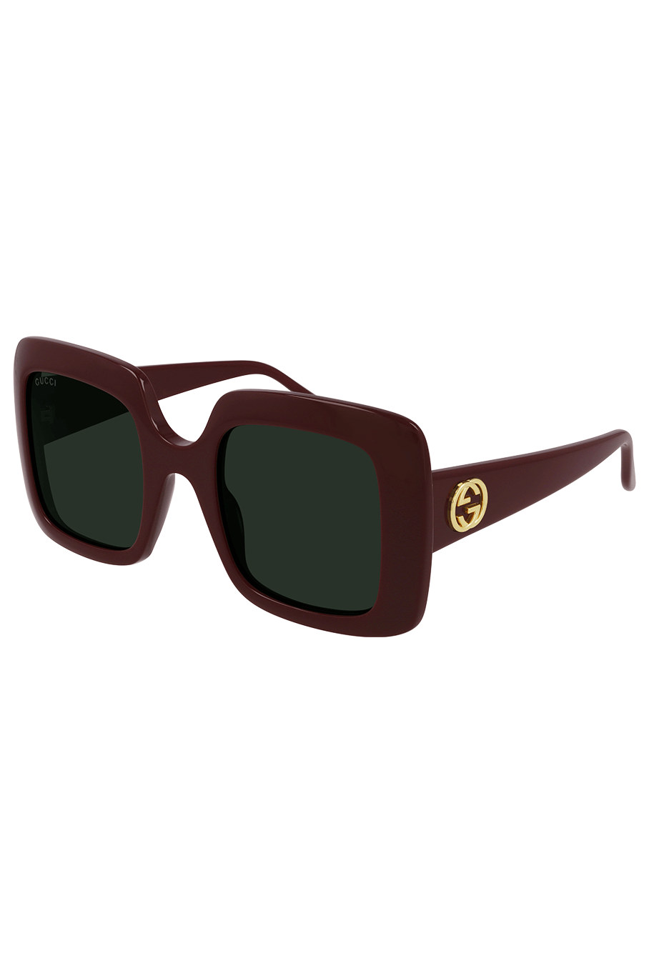 GUCCI-Square Sunglasses - Red Green-RED/GRN